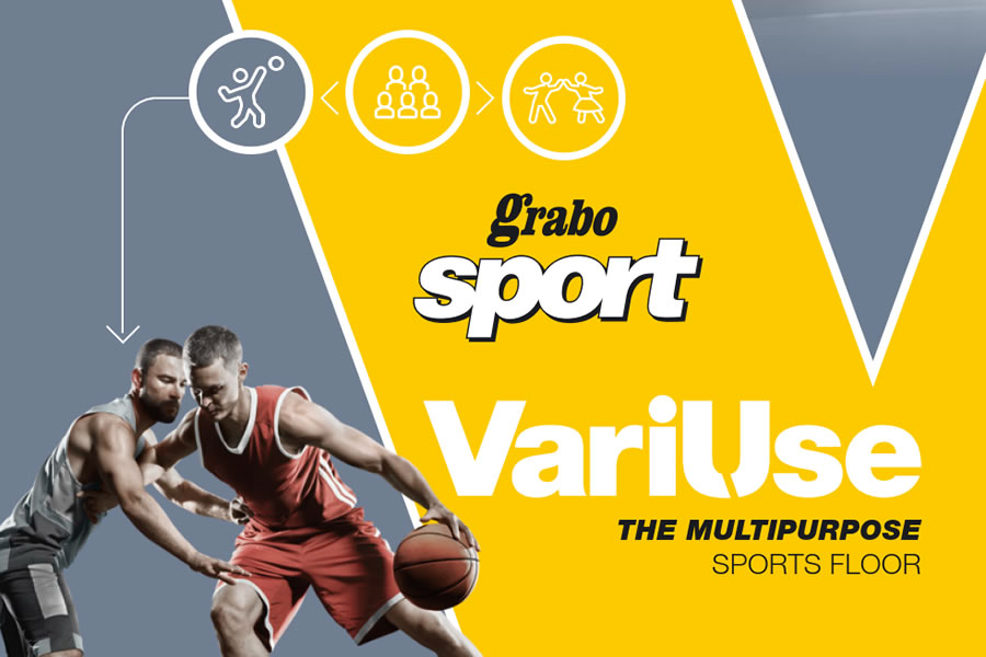 Graboplast renewed their VariUse multipurpose sports floor collection