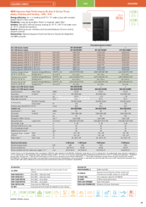 Pompe de caldura Aquarea K High Performance Bi-bloc trifazic, SDC R32<br>(General Catalogue 2024/2025, pag. 71) - fisa tehnica