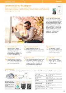 Adaptor Wi-Fi comercial<br>(General Catalogue 2024/2025, pag. 165) - prezentare detaliata