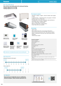 Ventiloconvectoare de podea si de tavan cu ventilator AC<br>(General Catalogue 2024/2025, pag. 336-337) - prezentare detaliata