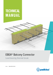 Conectori termoizolatori Peikko EBEA® pentru eliminarea puntilor termice de la balcoane - prezentare detaliata