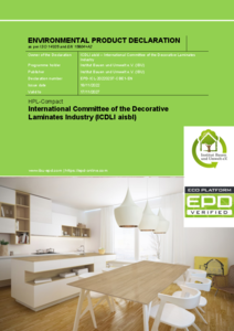 Certificat de mediu EPD - certificat