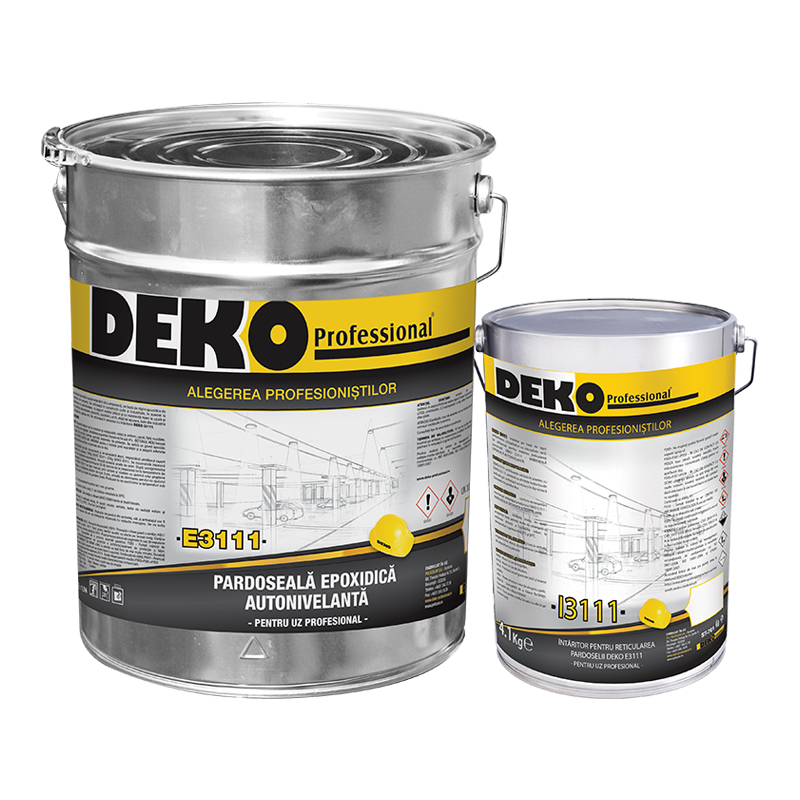 Finisaj pigmentat - Pardoseala epoxidica autonivelanta DEKO E3111