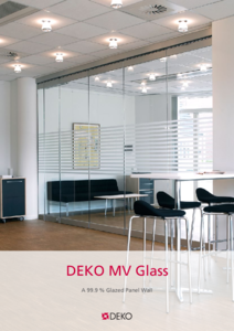 Perete mobil DEKO MV Glass - prezentare generala