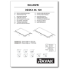 Blat Balance 800, 1200 - instructiuni de montaj