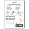 Mobilier pentru chiuvete SD Balance 500, 600, 800 - instructiuni de montaj