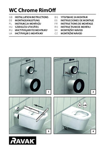 WC RAVAK Chrome RimOff - instructiuni de montaj