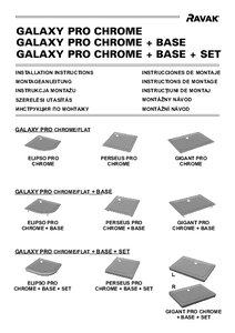 Cadite de dus Galaxy Pro Chrome - instructiuni de montaj