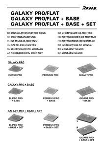 Cadite de dus Galaxy Pro Flat - instructiuni de montaj