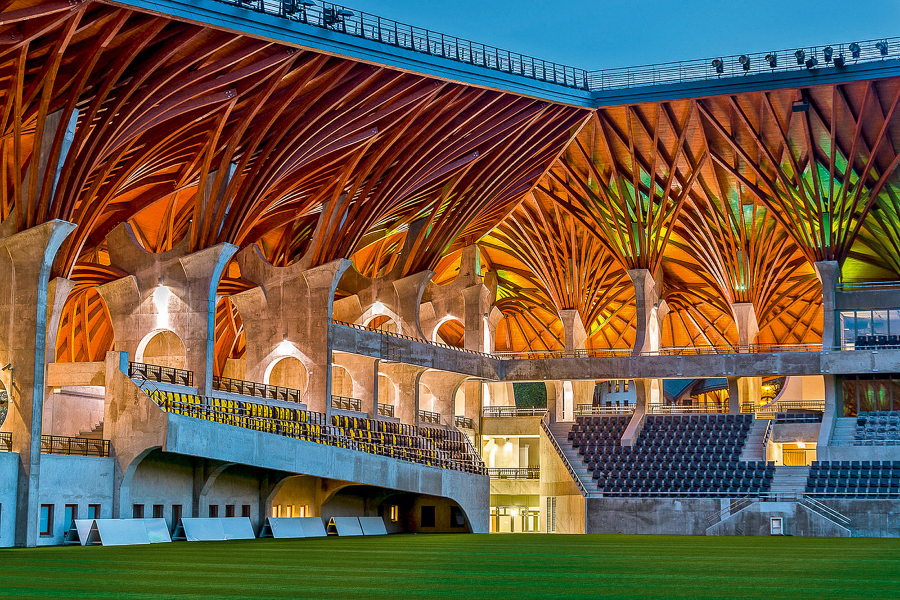 Extraordinary stadium design with MEVA flexible formwork solutions and optimised slab formwork design