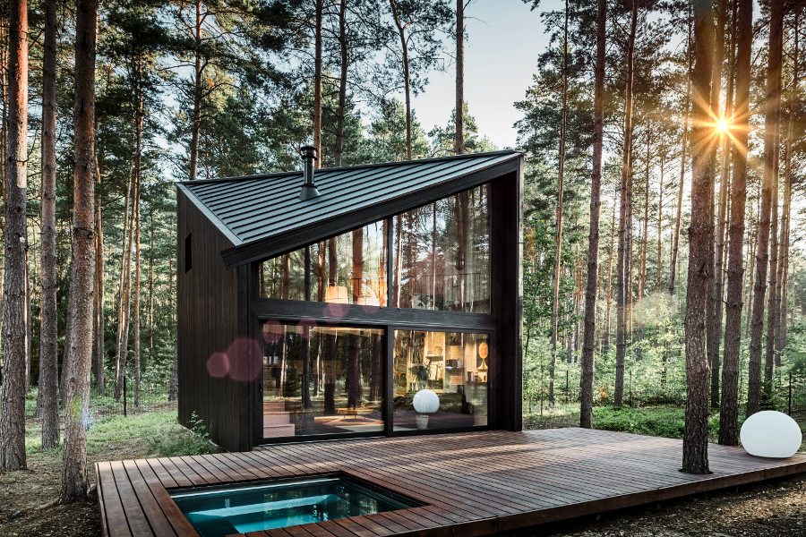 Boroteka – Rejuvenation in the Forest with a PREFA roof