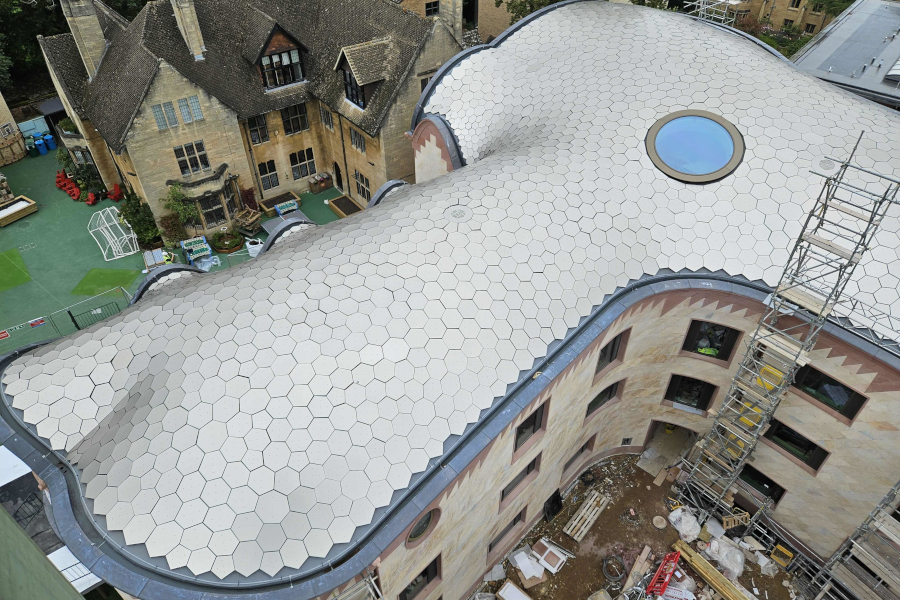 RENOLIT ALKORPLAN roofing products at the Oxford University’s Gradel Quadrangles Project