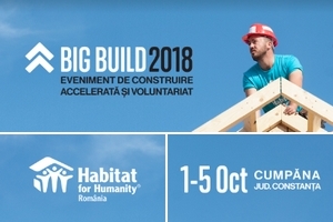 Habitat for Humanity Romania incepe constructia a 8 case in 5 zile la Cumpana