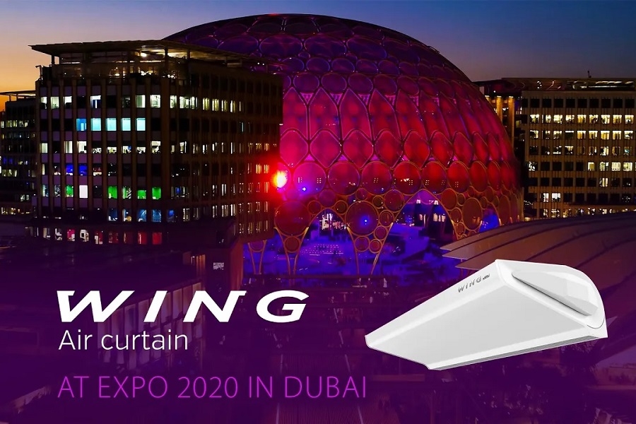 Perdele de aer VTS WING la expozitia EXPO 2020 din Dubai