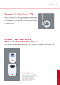Elemente de incalzire electrice PTC si termostat pentru PTC - prezentare detaliata