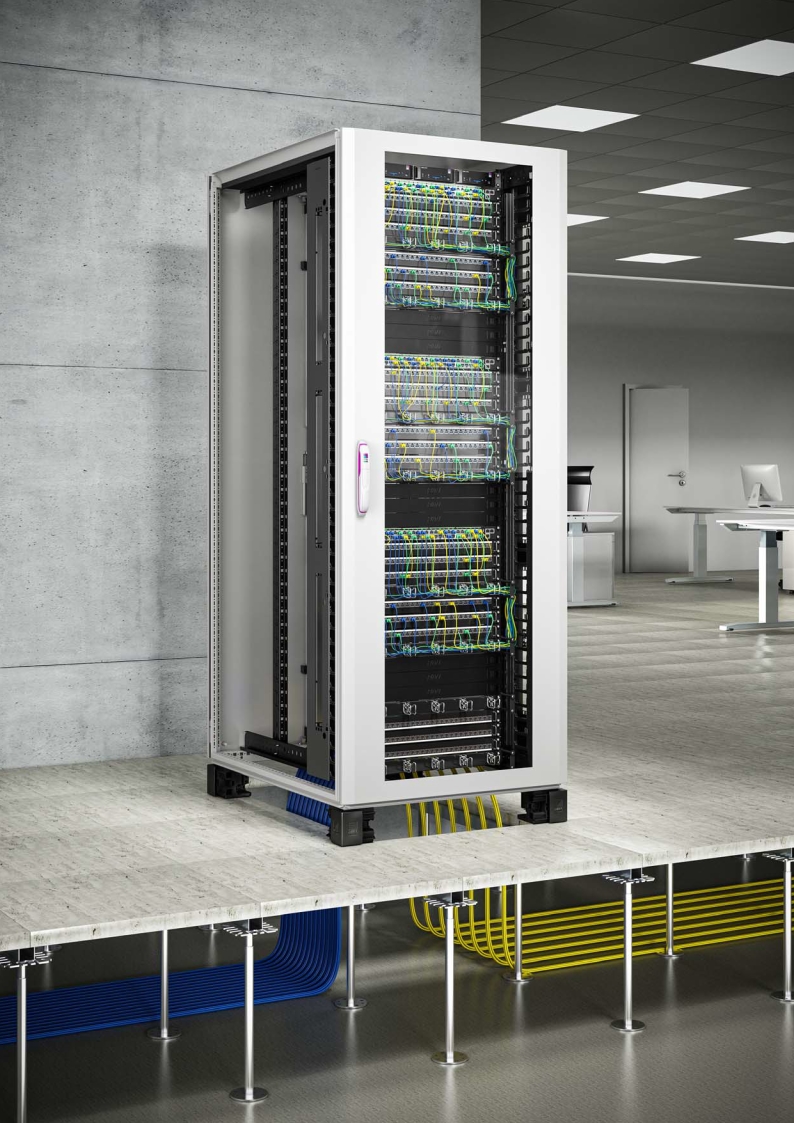 Platforma de rack-uri de retea Rittal TX CableNet