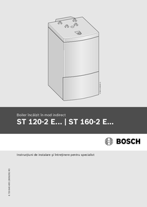 Boiler Bosch Storacell ST 120/160-2E - instructiuni de montaj
