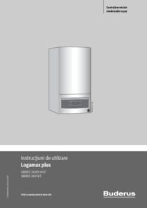 Centrala termica Logamax Plus GB062 - instructiuni de utilizare - prezentare detaliata