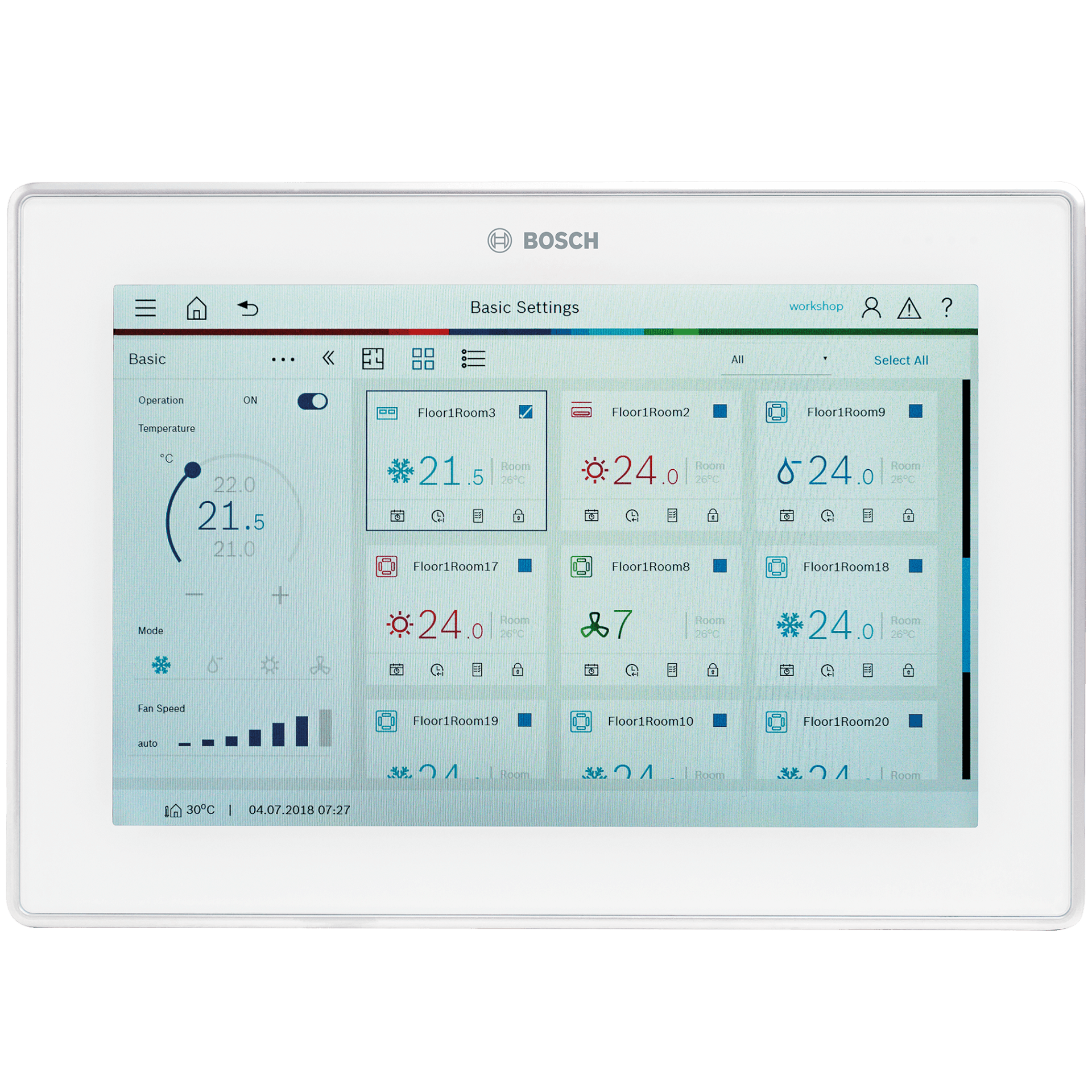 Sistem de control central Bosch ACC