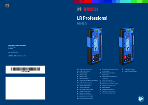 Receptor laser Bosch LR 60 / 65 G - instructiuni - prezentare detaliata