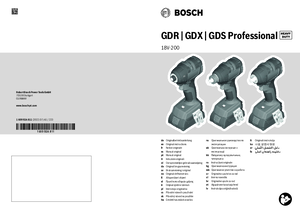 Masina de infiletat/desfiletat Bosch GDR 18V-200, cu acumulator - prezentare generala