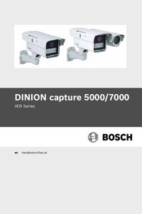 Camera de supraveghere analogical Bosch DINION capture 5000/7000 - instructiuni de montaj