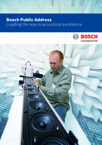 Difuzoare Bosch - prezentare detaliata