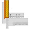 Perete pe structura de lemn - Termoizolatie intre montanti - ISOVER VARIO® KM Duplex UV - detalii CAD
