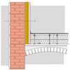 Perete exterior izolat pe fata interioara - ISOVER VARIO® KM Duplex UV - detalii CAD