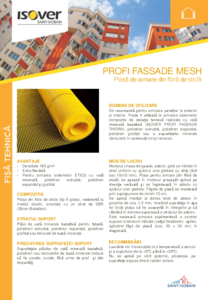 Plasa de armare din fibra de sticla ISOVER Profi Fassade Mesh - prezentare detaliata