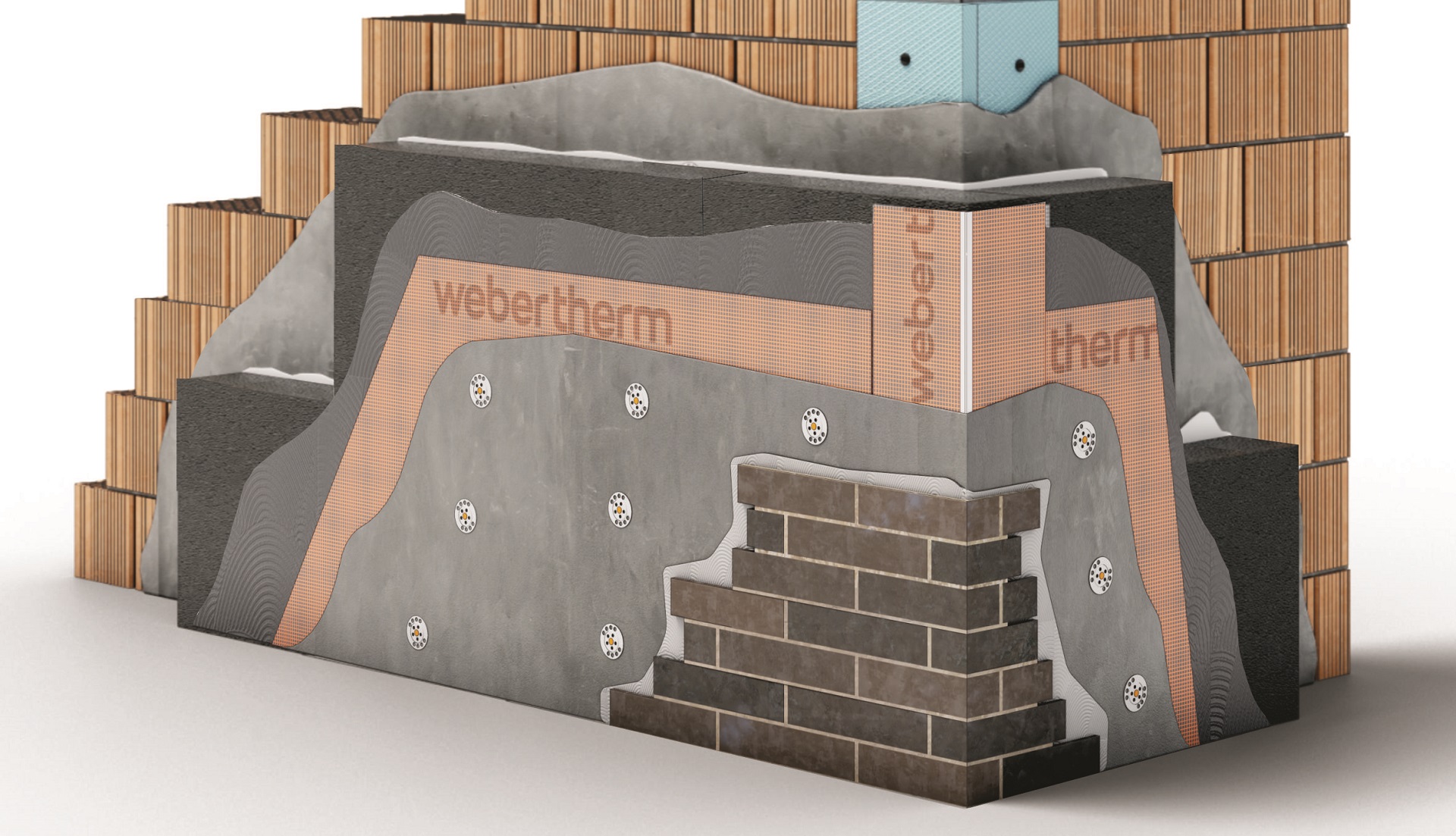 Sistem de termoizolatie ETICS webertherm ceramic plus
