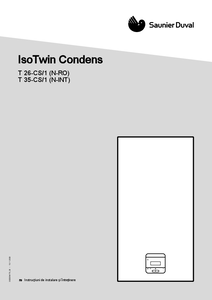 Centrale termice pe gaz cu condensatie IsoTwin Condens T 35/IsoTwin Condens T 26 - instructiuni de montaj
