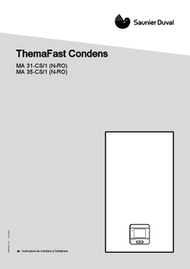 Centrala termica, pe gaz, cu condensatie ThemaFast Condens 31 kW - instructiuni de montaj