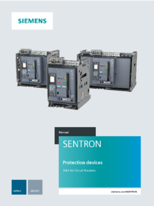 Intreruptor automat Siemens Sentron ACB 3WA<BR>Instructiuni de utilizare - instructiuni de montaj