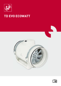 Ventilator in-line cu debit mixt Soler&Palau TD-EVO ECOWATT - instructiuni de montaj