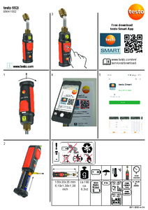 Vacuumetru wireless testo 552i operat prin aplicatie - Ghid de utilizare - instructiuni de montaj