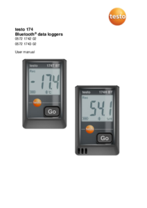 Mini inregistrator de date pentru temperatura testo 174 T BT / Mini inregistrator de date pentru temperatura si umiditate testo 174 H BT cu Bluetooth® si conexiune la aplicatie - prezentare detaliata