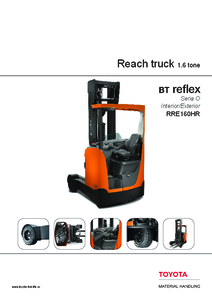 Reach truck BT Reflex seria O pentru interior/exterior - fisa tehnica