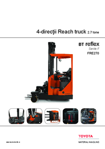 Reach truck 4 directii BT Reflex seria F - fisa tehnica