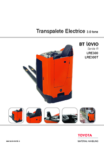 Transpalete electrice BT Levio seria R - LRE300 si LRE300T - fisa tehnica