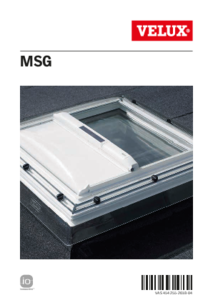 MSG - Rulou exterior parasolar pentru ferestre pentru acoperis tip terasa - instructiuni de montaj