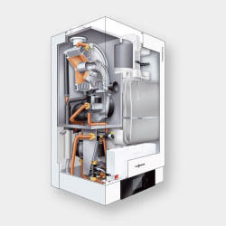 Vitodens 222-W - Cazan compact in condensatie cu boiler incorporat din otel inoxidabil